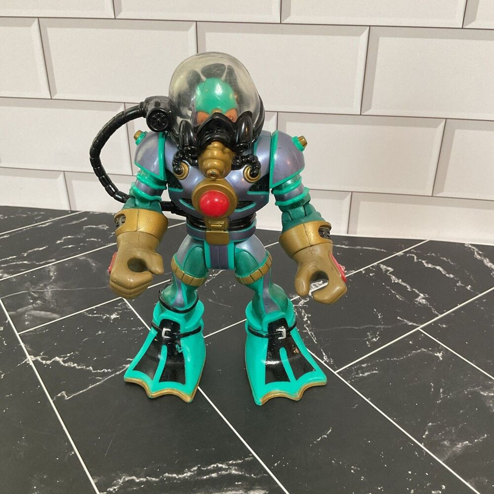 Rescue Heroes Robotz Team GIL GRIPPER Scuba Figure TOY C7475 Fisher Price Diver